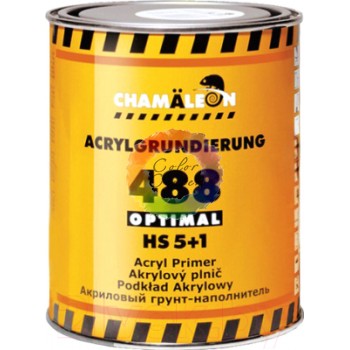 Грунт акриловий для авто CHAMÄLEON 488 OPTIMAL HS 5+1, 1л, червоний (без затверджувача)