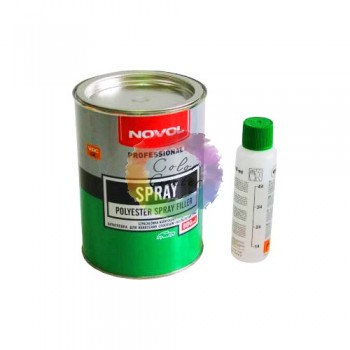 Шпатлевка распыляемая NOVOL SPRAY 0,8 л