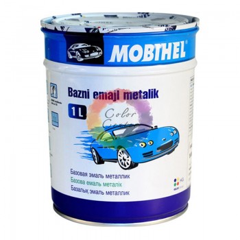 Автомобильная базовая эмаль металлик 691 Платина Mobihel 1 л