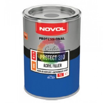 Акриловий грунт для авто Novol PROTECT 310 4+1, білий, 1 л (без затверджувача)