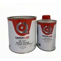 Автомобільний грунт наповнювач Quickline 4:1 Quick-Build 0,8л + затверджувач 0,2л білий