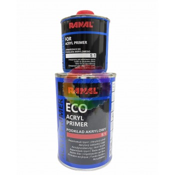 Акриловий грунт для авто Ranal ECO 5+1, червоний 0,8+0,16 затверджувач